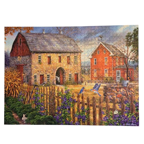 Buffalo Puzzle 1000 Pieces Country Life Chuck Pinson The Bluebirds Song 11920 - Picture 1 of 8